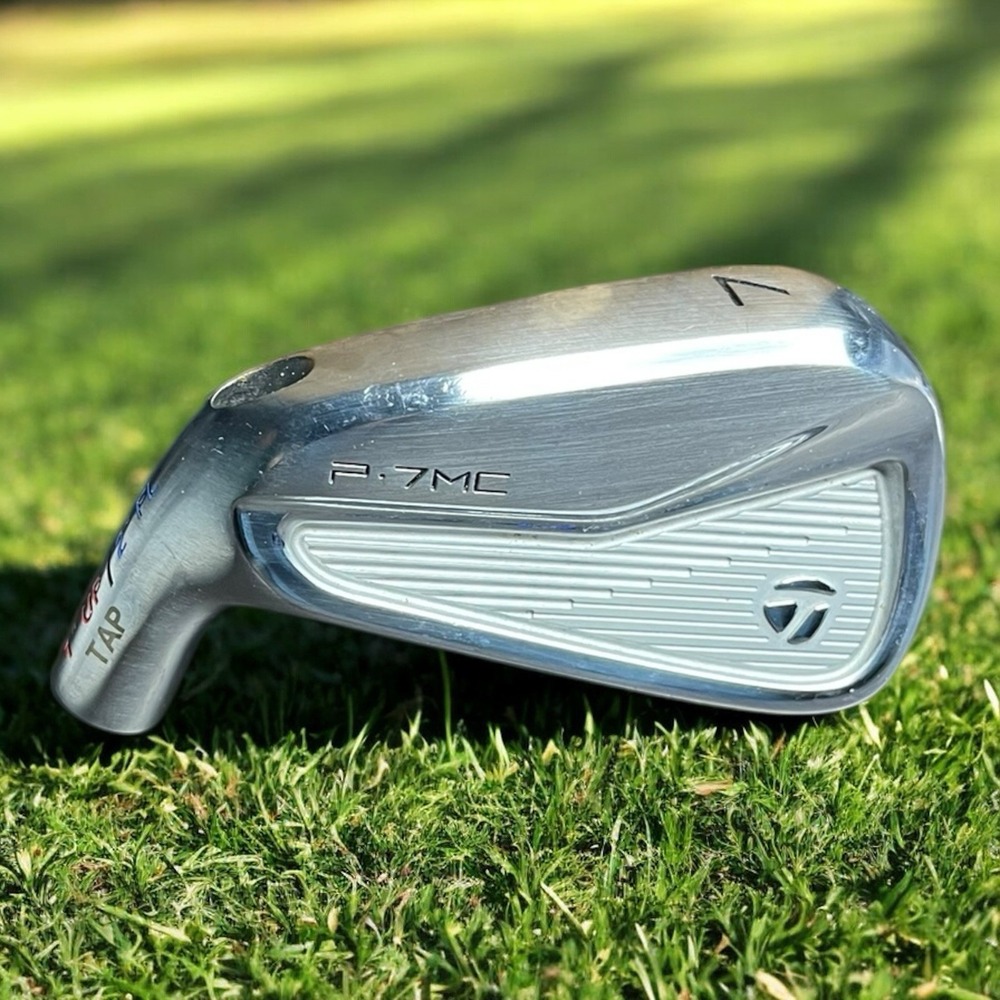 Taylormade P 7MC 7 Iron Left LH Golf Club Demo Fitting 1 UP 2 FL Head Only *READ